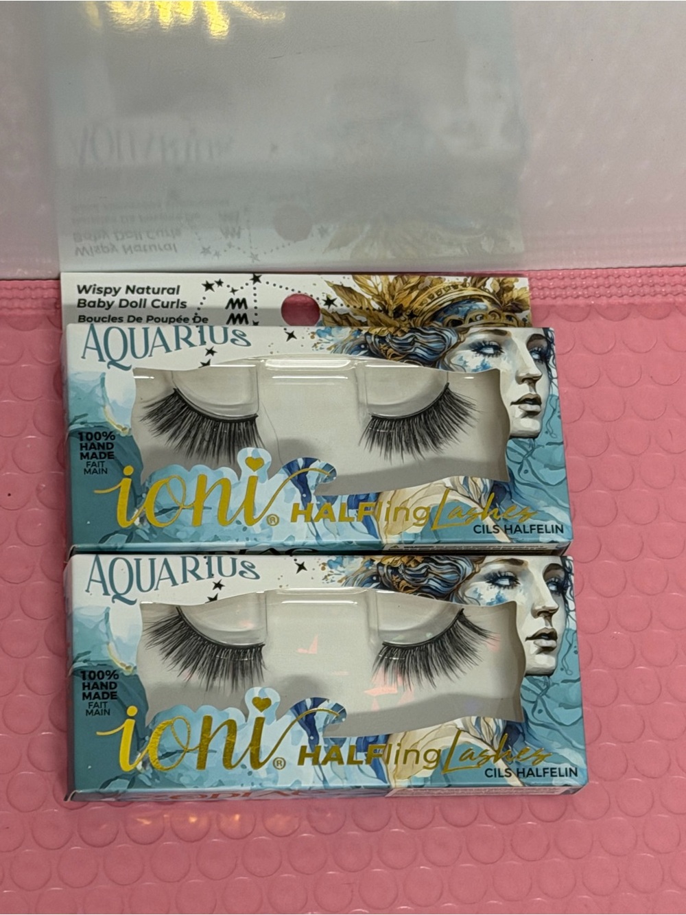 Aquarius Wispy Natural Baby Doll Curls False Lashes – Black